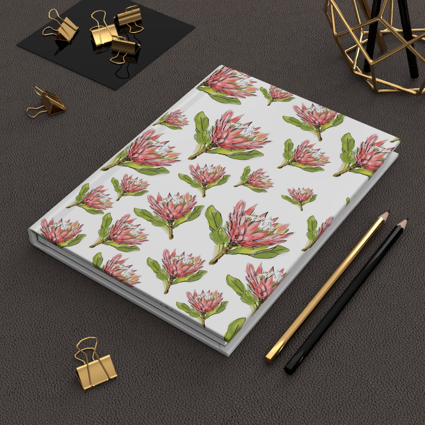 African Protea. Hardcover Journal Matte
