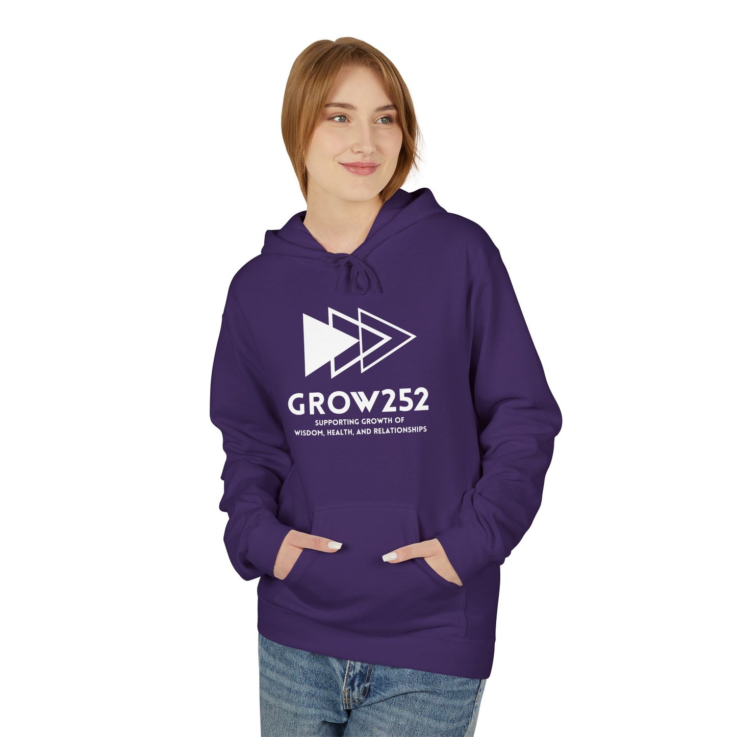 Grow252 hoodie. Unisex Midweight Softstyle Fleece Hoodie