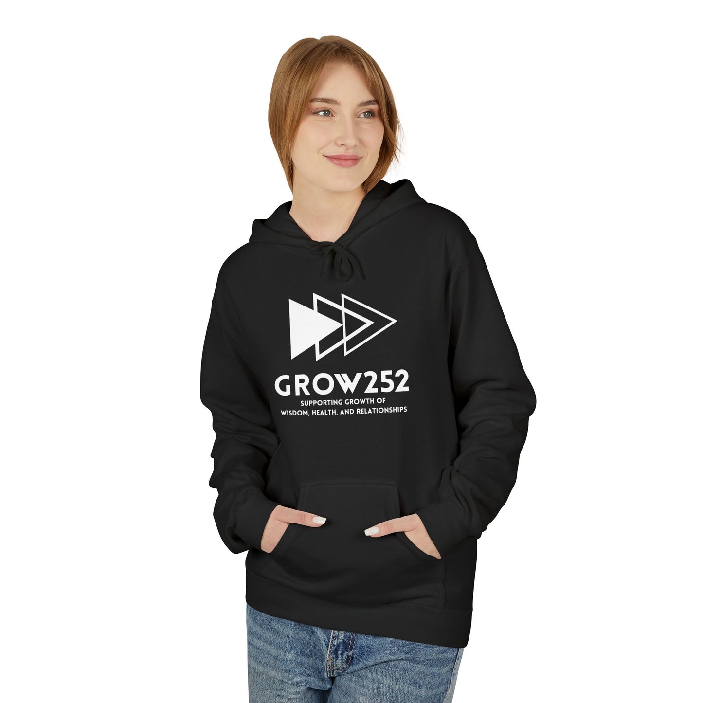 Grow252 hoodie. Unisex Midweight Softstyle Fleece Hoodie