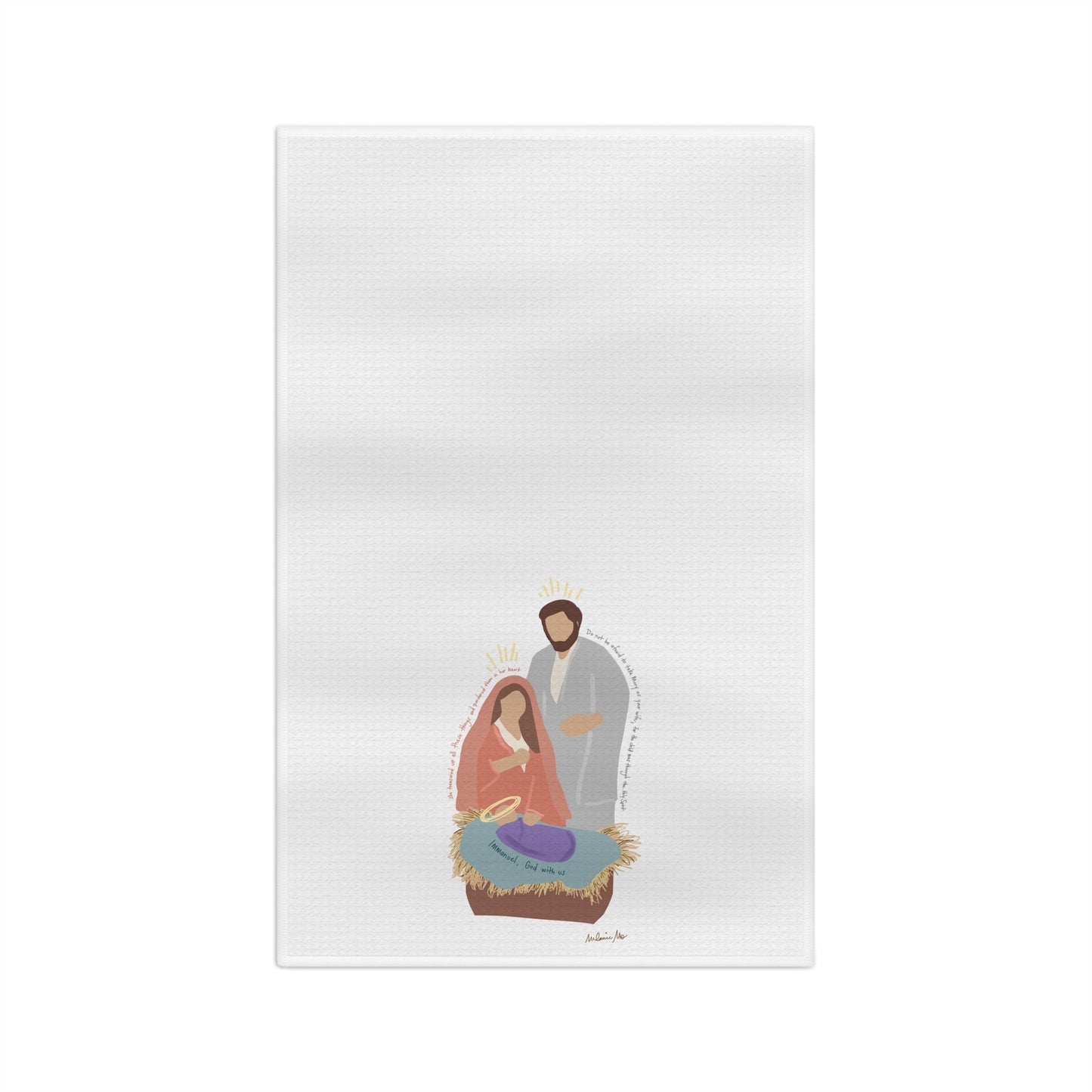 Nativity, Microfiber Tea Towel