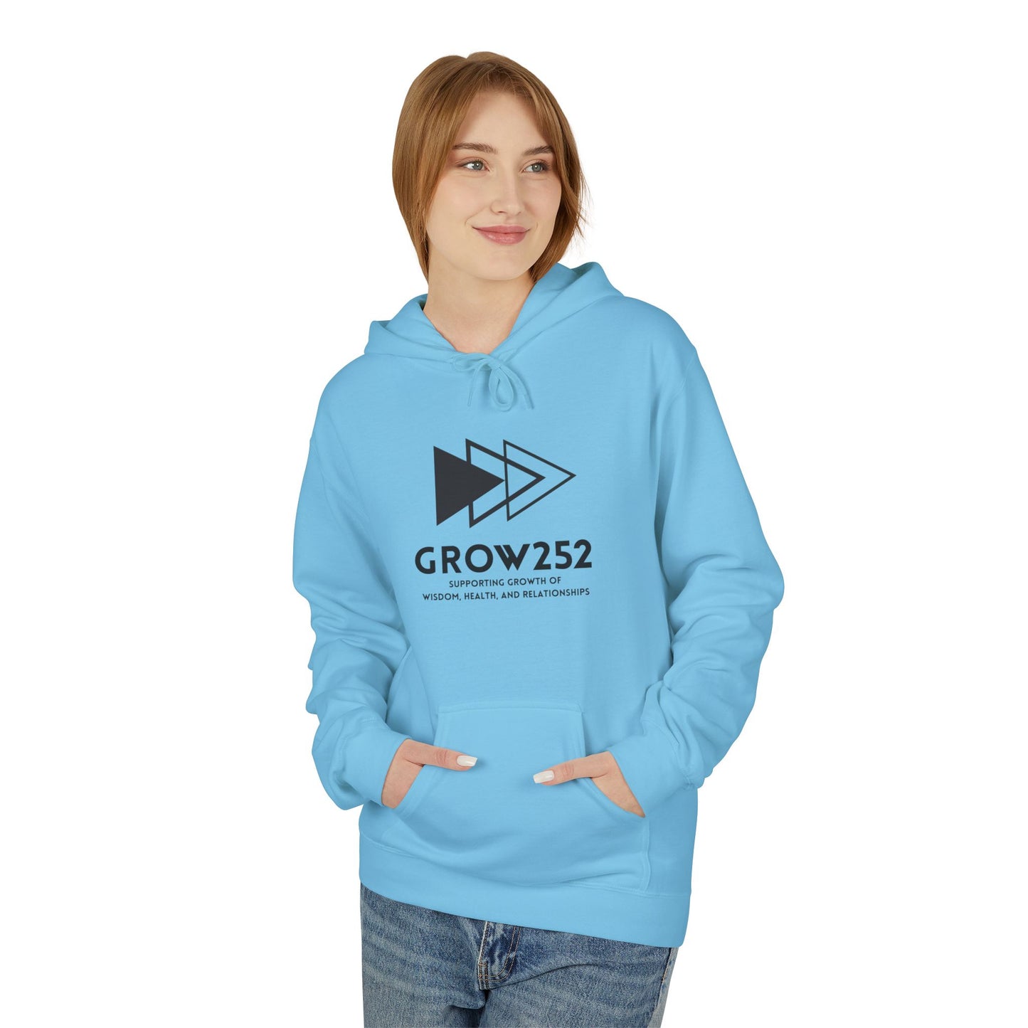Grow252 hoodie. Unisex Midweight Softstyle Fleece Hoodie