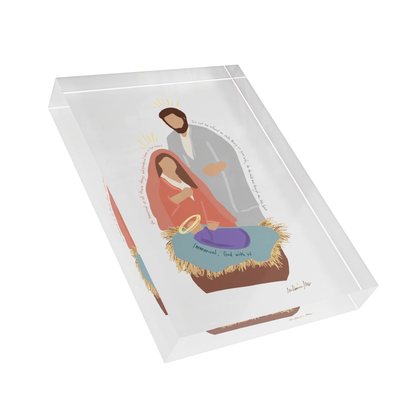 Nativity, Photo Block - illustration by Melanie Mokgatla