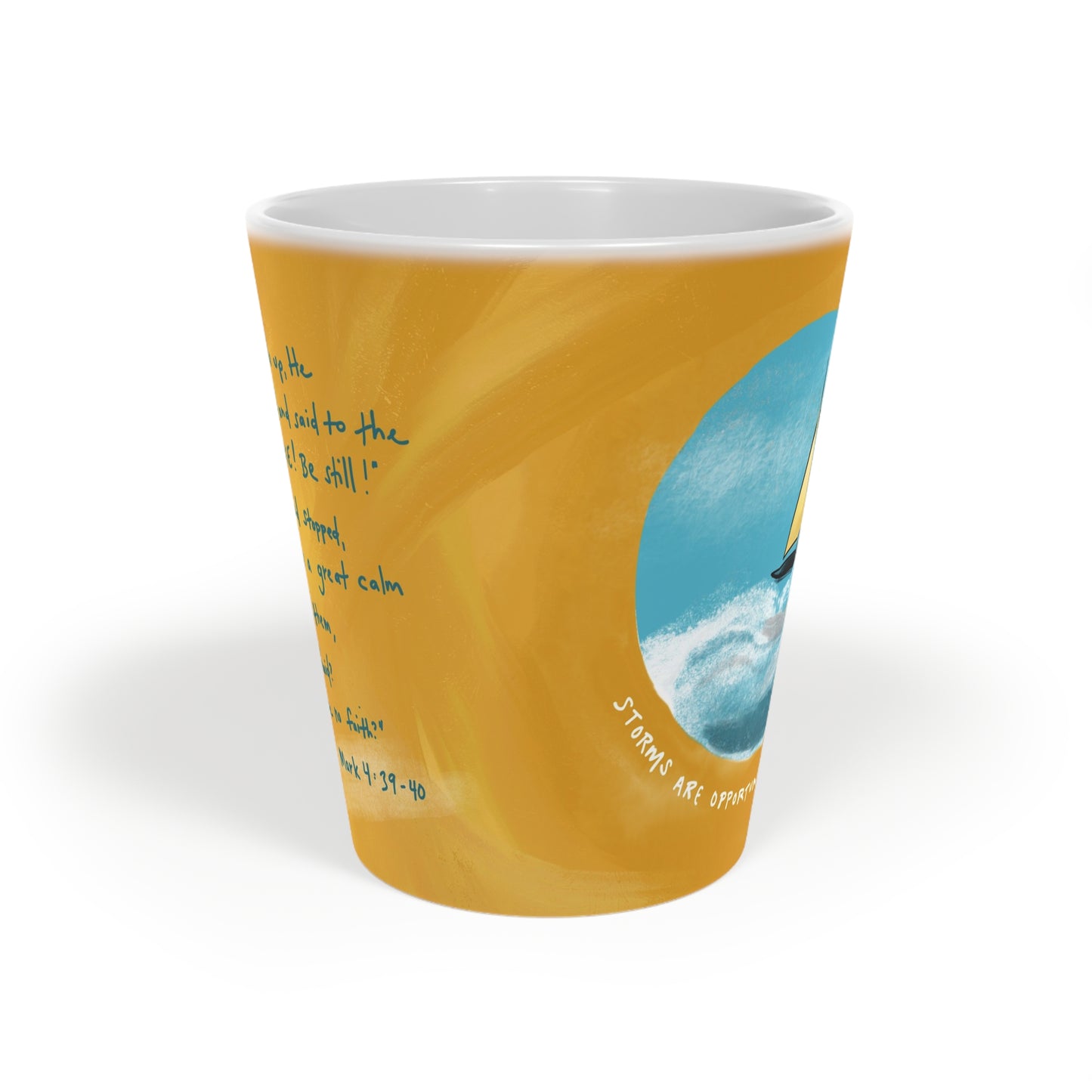 Storms & Miracles, Latte Mug