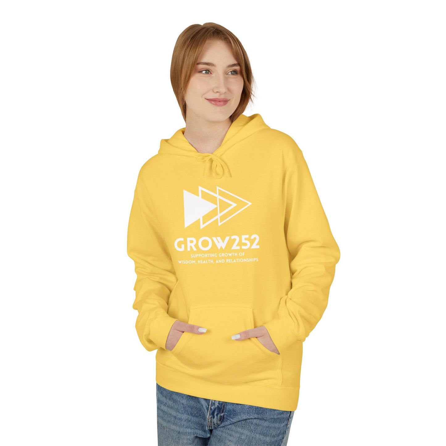 Grow252 hoodie. Unisex Midweight Softstyle Fleece Hoodie