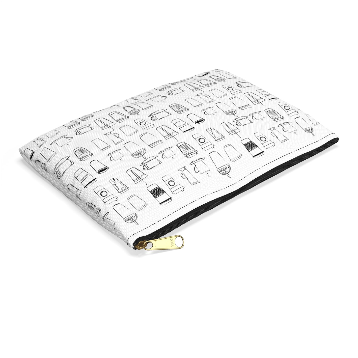 Coffee cups illustration, Accessory Pouch