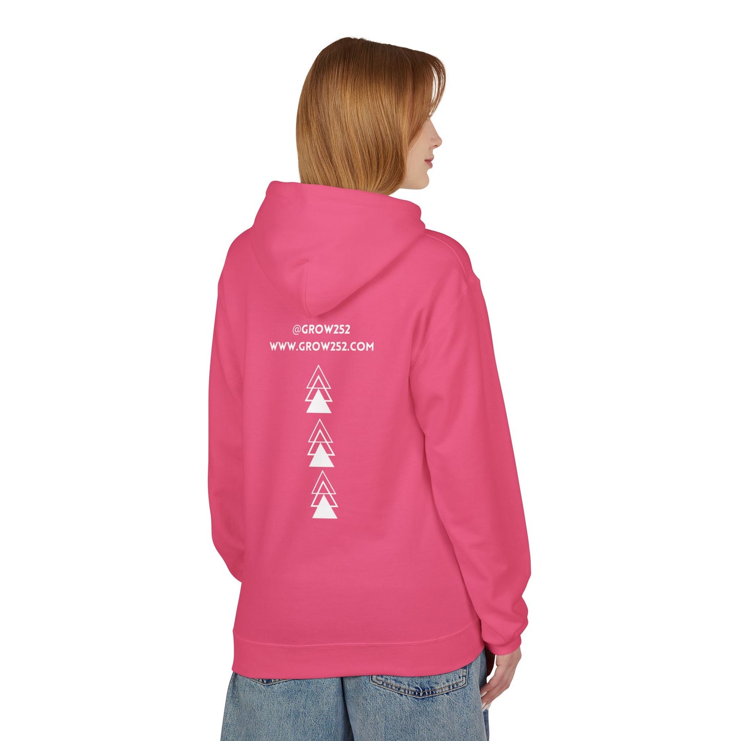 Grow252 hoodie. Unisex Midweight Softstyle Fleece Hoodie