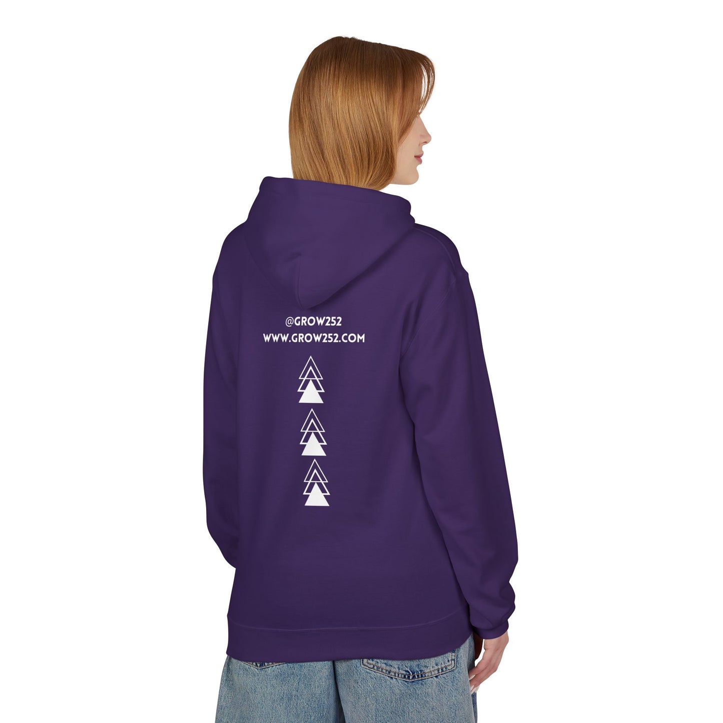 Grow252 hoodie. Unisex Midweight Softstyle Fleece Hoodie