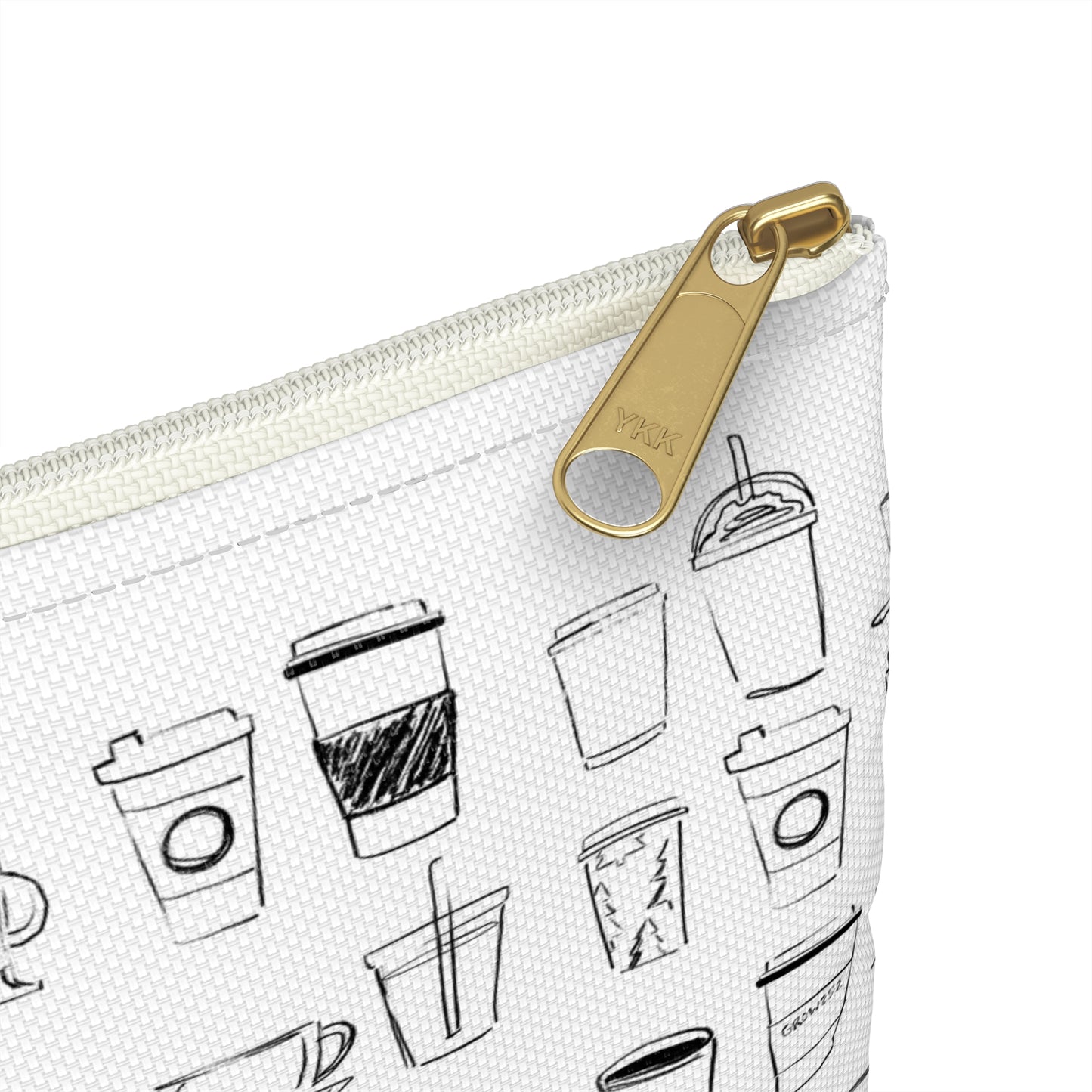 Coffee cups illustration, Accessory Pouch