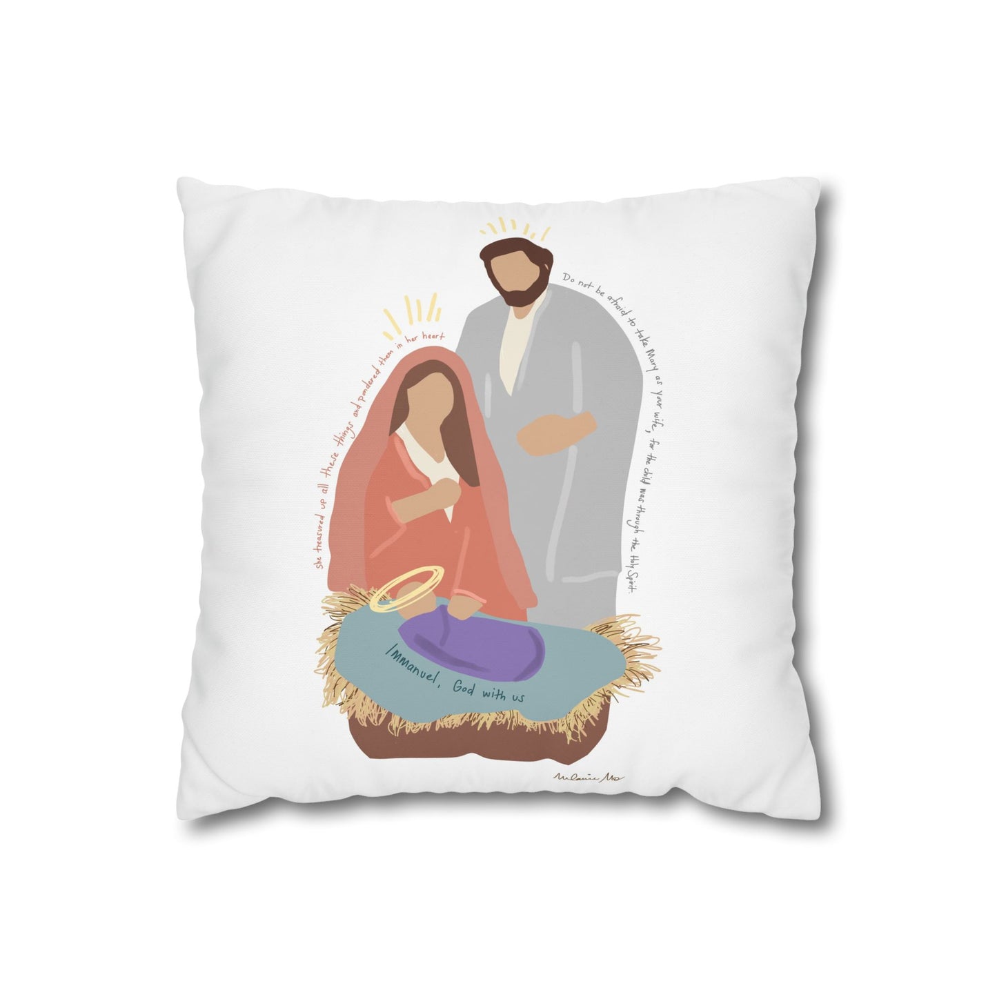 Nativity, Festive Pillowcase