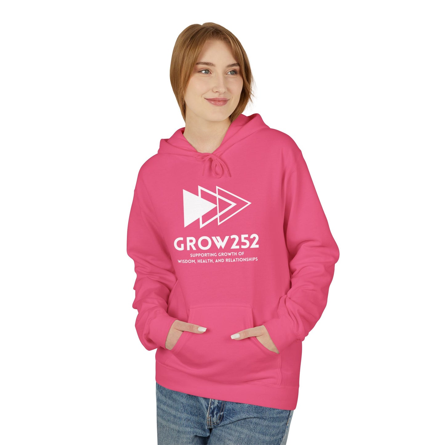 Grow252 hoodie. Unisex Midweight Softstyle Fleece Hoodie