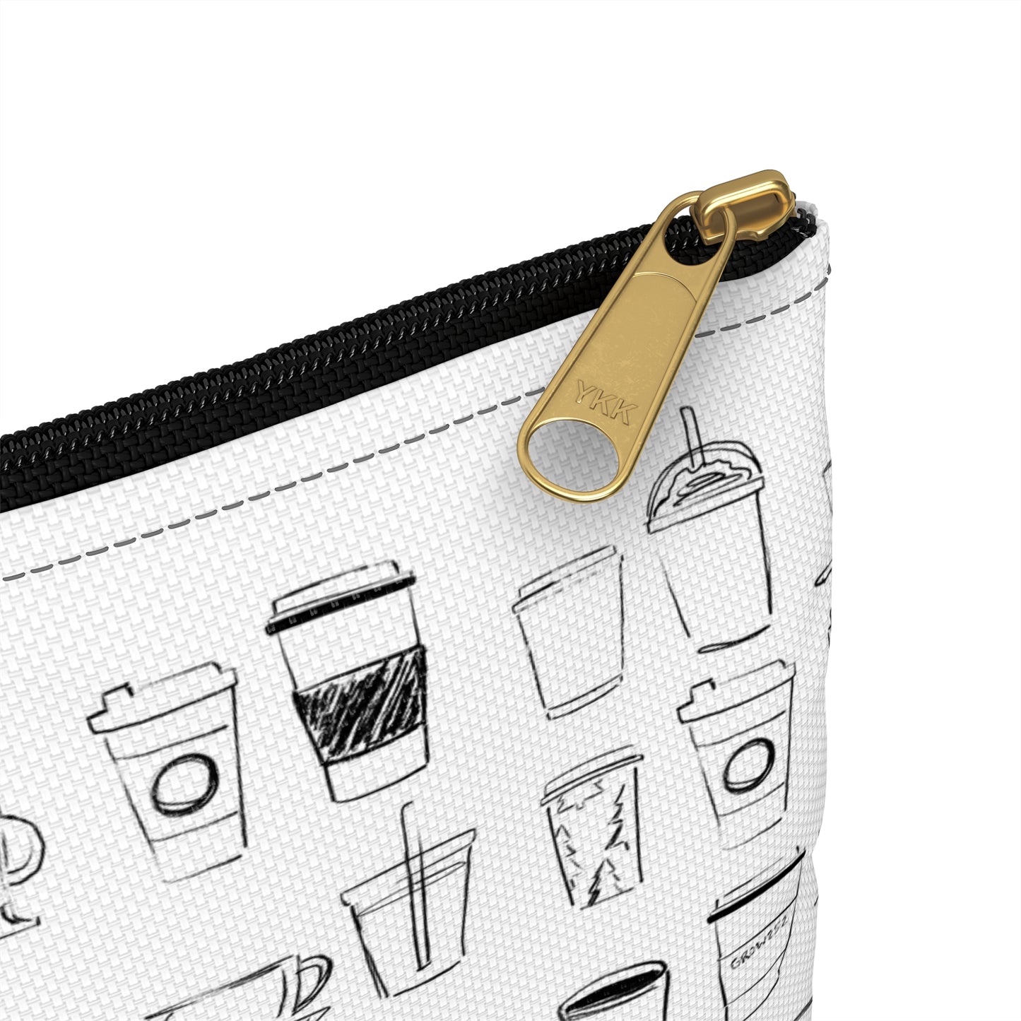 Coffee cups illustration, Accessory Pouch