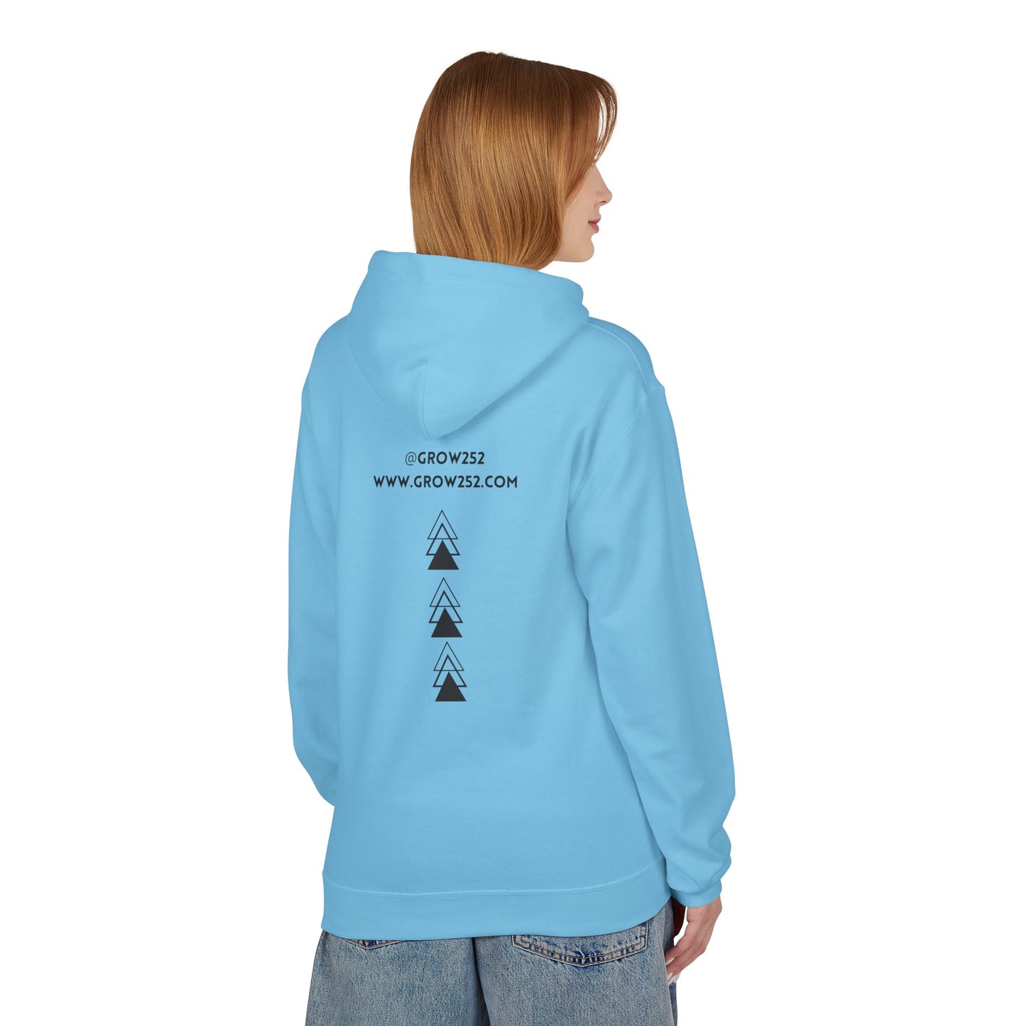 Grow252 hoodie. Unisex Midweight Softstyle Fleece Hoodie