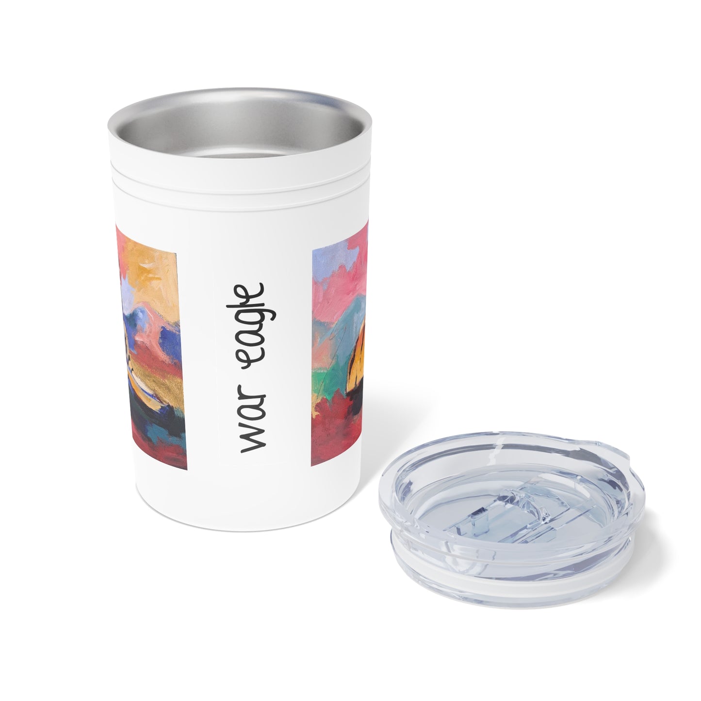 Tiger War Eagle, Vacuum Insulated Tumbler, 11oz