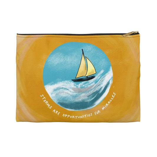 Storms & Miracles illustration, Accessory Pouch