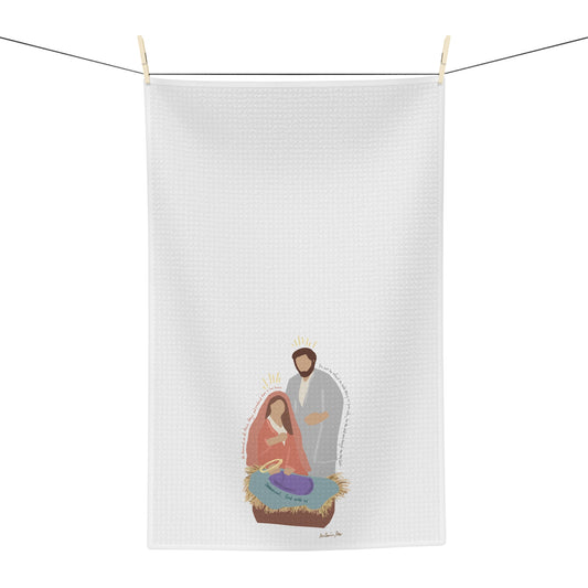 Nativity, Microfiber Tea Towel
