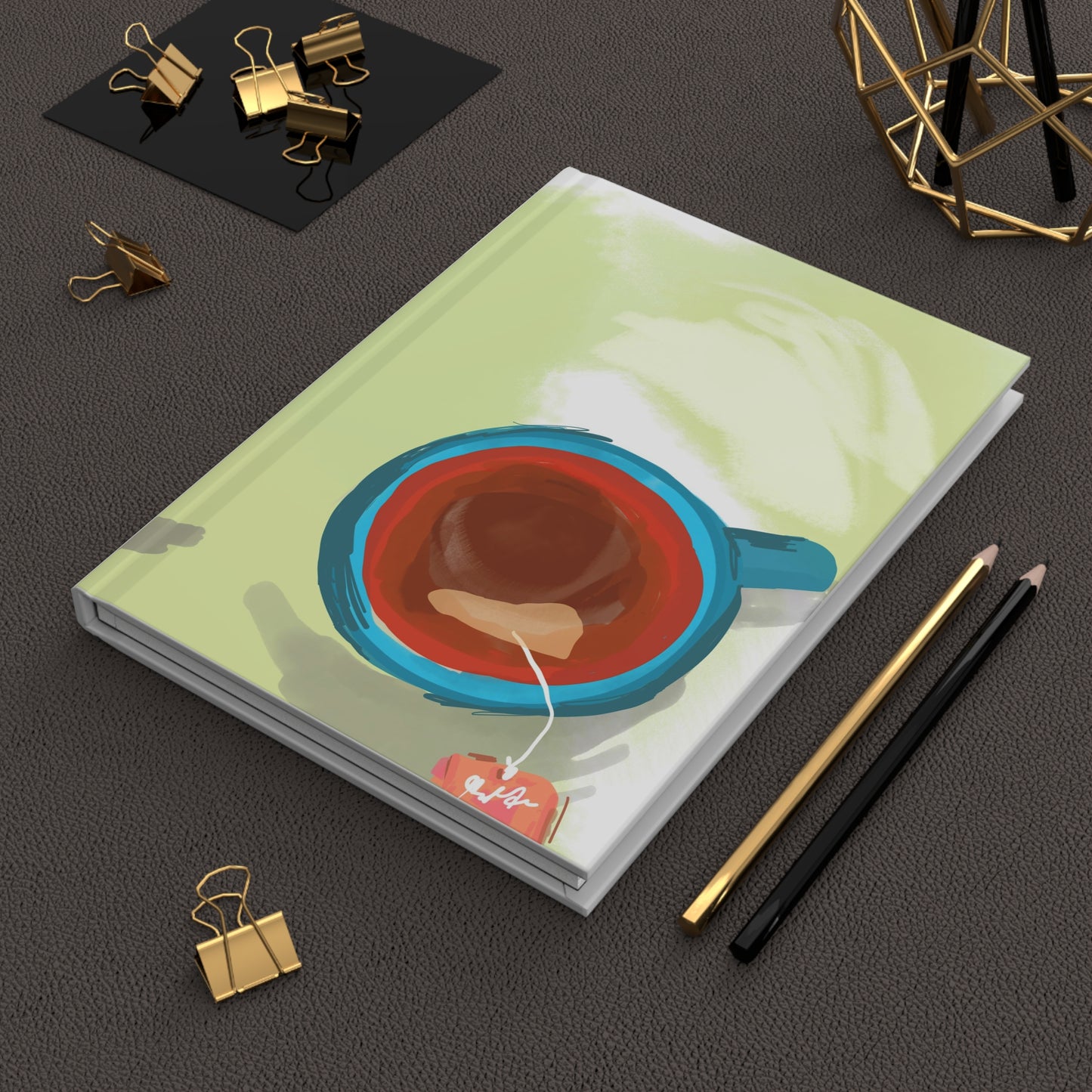 Cup of Tea. Hardcover Journal Matte